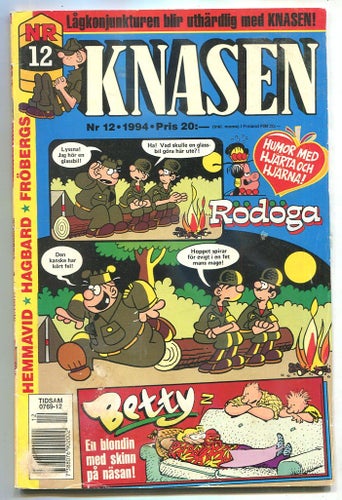 Knasen 1994 nr 12 Hagbard, Fröbergs, Betty, Hemmavid, Rödöga