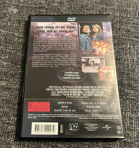 DANTE´S PEAK (1997) SVENSK EGMONT UTGÅVA I MKT FINT SKICK!