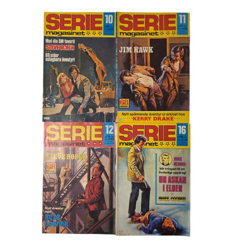 Seriemagasinet Serietidningar - 12 st 1981-1982