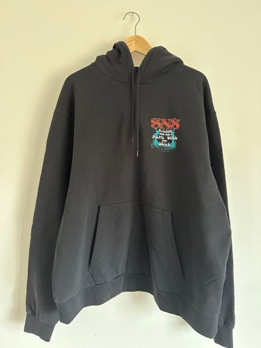 SNS svart hoodie, storlek XLARGE sneakersnstuff