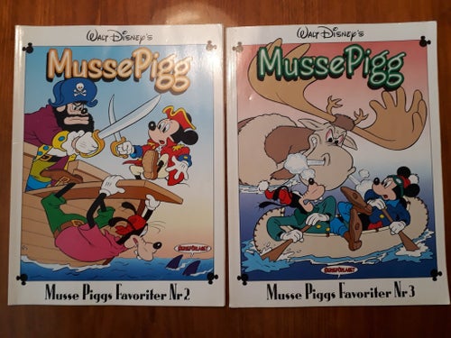 Walt Disney's MussePigg Musse Piggs Favoriter Nr 2 och Nr 3