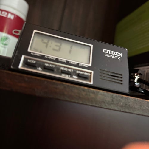 Citizen Quartz Digital Bordsklocka / Reseklocka – Japan – Fungerar – Nytt batter