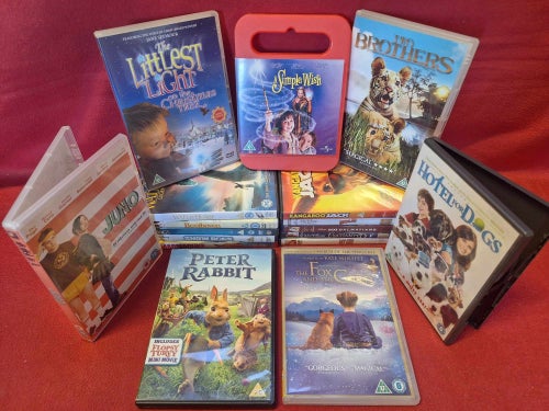 LAGERRENSNING - PETER RABBIT / THE FOX AND THE CHILD mfl PAKET [OLIKA SKICK] DVD