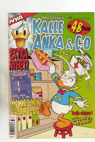 Kalle Anka & C:o Nr:37-1992