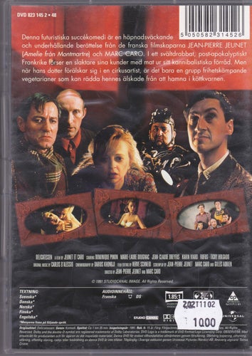 DVD / Delikatessen / Jeunet & Caro / Dominique Pinon / Nära Nyskick
