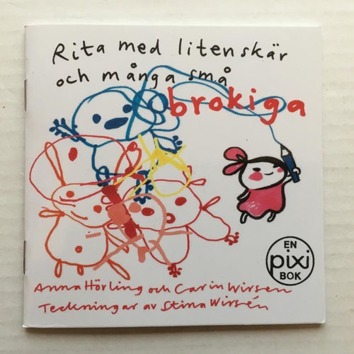Pixi bok - Rita med en liten skär och många små brokiga - Stina Wirsén