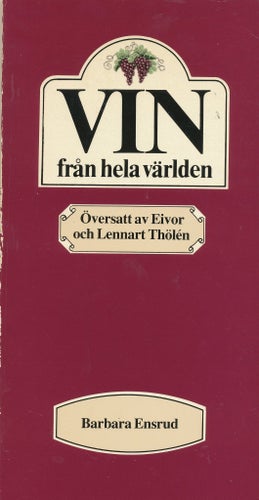VIN FRÅN HELA VÄRLDEN - BARBARA ENSRUD - 1981 - ÖVERSÄTTNING