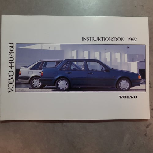 Instruktionsbok Volvo 440/460, 1992
