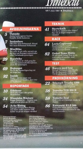 Super Bike 7 1991: Kawasaki ZXR 750, Suzuki GSX-R 750, Honda RC 30