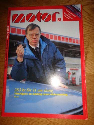Motor nr1 1994 Daihatsu Charade, Saab 900 SE V6 ,Hyundai Sonata mot Honda Accord