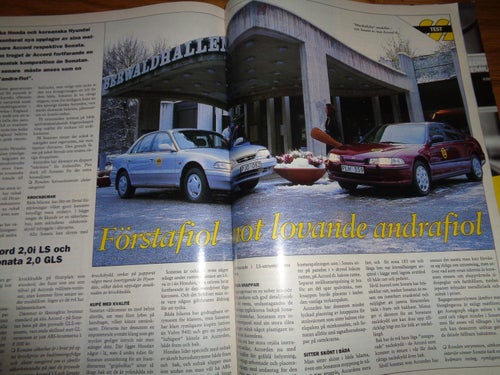 Motor nr1 1994 Daihatsu Charade, Saab 900 SE V6 ,Hyundai Sonata mot Honda Accord