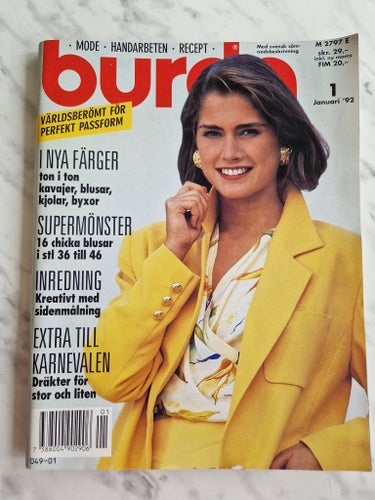Burda Mönstertidning nr 01 1992