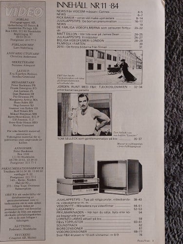 Scandinavian Film & Video, Nr 11 - 1984