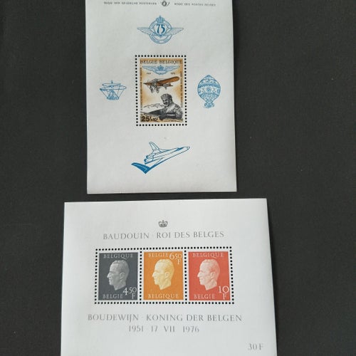 Belgien 1976 . 2 postfriska block .
