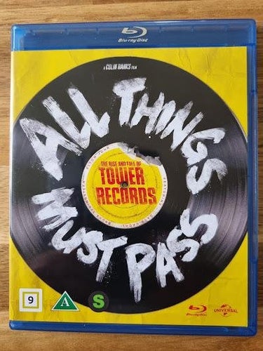 ALL THINGS MUST PAST- THE RISE AND FALL OF TOWER RECORDS (Blu-ray -Svenskt text)