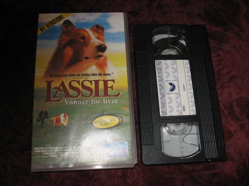 LASSIE - VÄNNER FÖR LIVET (TOM GUIRY,HELEN SLATER) SVENSKT TAL VHS