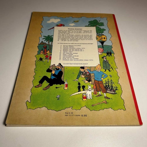 Tintin #9 - Tintin i Tibet, 2a upplagan, samlarex! FN