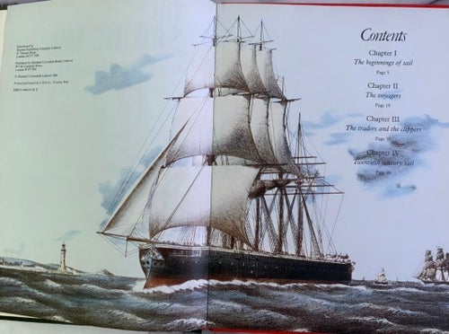 THE SAILING SHIP en resa genom tiderna af Rosemary och Colin Mudie, 1984