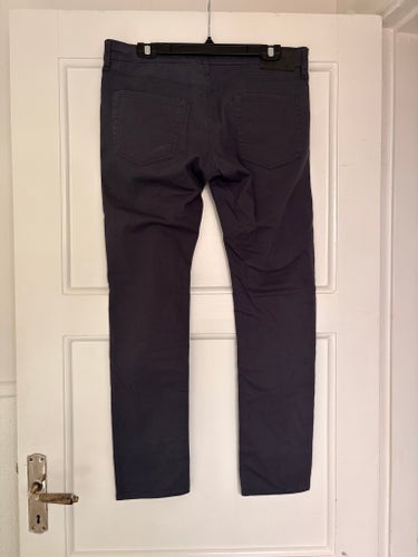 STOCK & HANK mörkblå byxor, storlek W33 L32