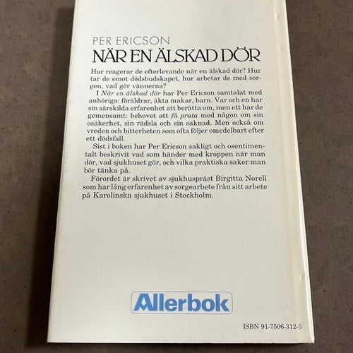 När en älskad dör - Per Ericson