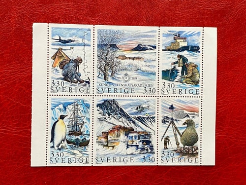 Svensk Polarforskning - 1989 -Block postfriskt