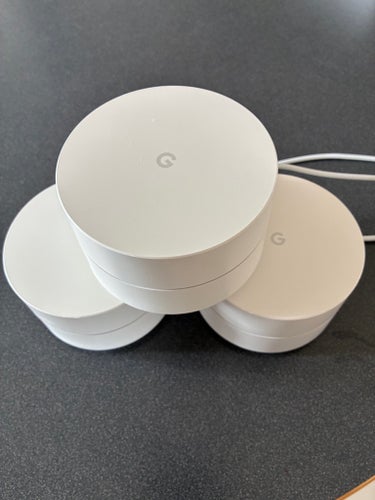 Google Wifi (AC-1304) – Mesh-system 3-pack med laddare