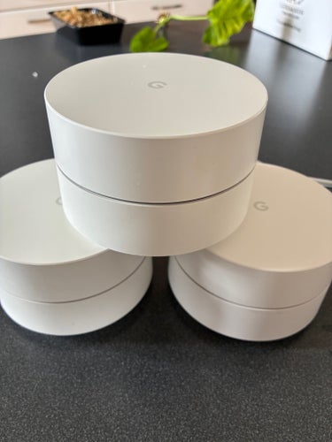 Google Wifi (AC-1304) – Mesh-system 3-pack med laddare