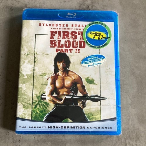 First Blood Part II Blu-ray- inplastad