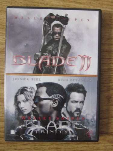 Blade II & Blade Trinity DVD Fint skick på diskar. Svensksåld med svensk text!
