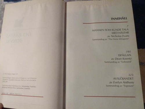 MANNEN.., N. E., ISFÄLLAN., D. K., AVSLÖJANDET., E. A., 1996, BÖCKER