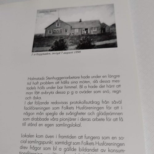 Samling kring en idé Söndrums Folkets Hus 1898-1998 (hft) Halmstad