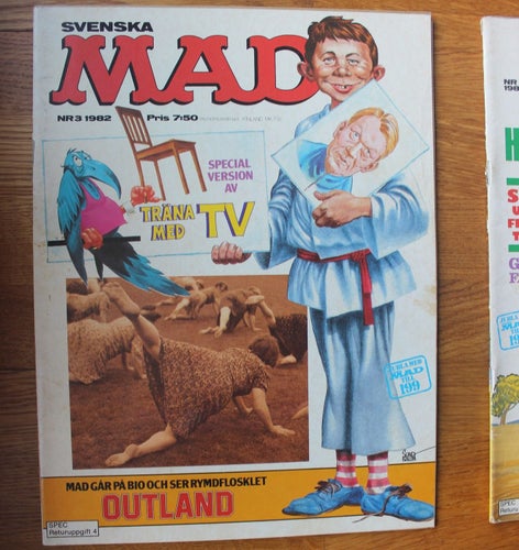 SVENSKA MAD 1982 : 3 med Bilaga