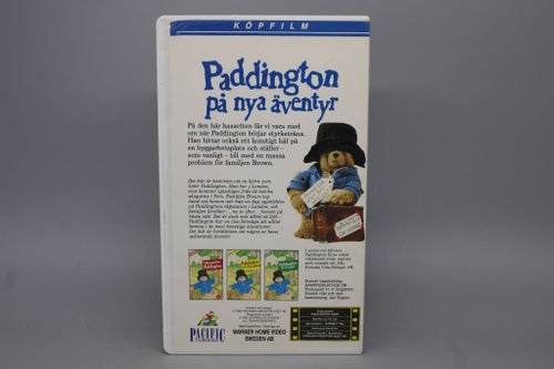 Paddington på nya äventyr , 1992 , Svenskt tal (VHS)