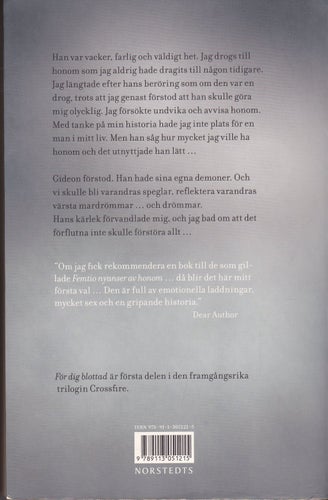 Sylvia Day / För Dig Blottad / Crossfire del 1 / Danskt band / Fint skick
