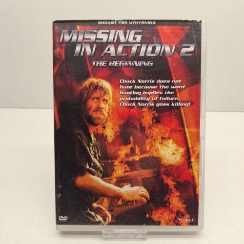 Missing in action 2 - Chuck Norris - Region 2, DVD-Film, Svensk text, Fint skick