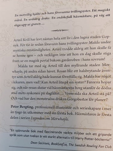 Legenden om Morwhayle: Häxmästaren av Peter Bergting