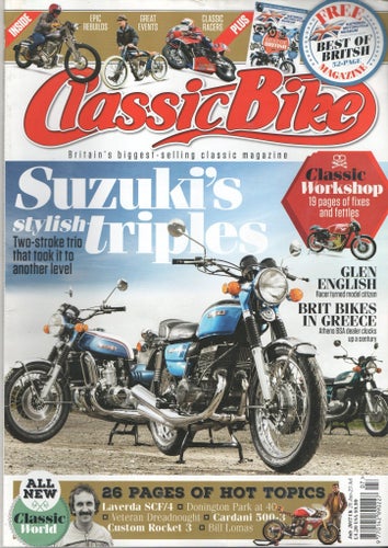Suzuki triples two stroke - Classic Bike