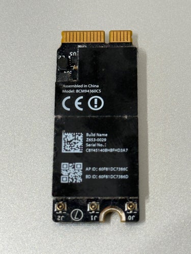Till Apple MacBook Pro BCM94360CS Wi-Fi Bluetooth-kort