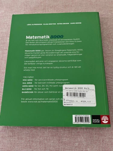 Matematik 5000 Kurs 2bc VUX