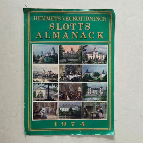 Slotts almanack 1974 från Hemmets Veckotidning