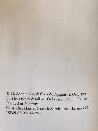 OSLO INNERST I VIKEN Liv og virke i middelalderbyen Erik Schia 1991