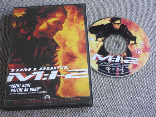 M:i:2 Mission Impossible 2 Tom Cruise, 2004 Sv. Text Actionfilm
