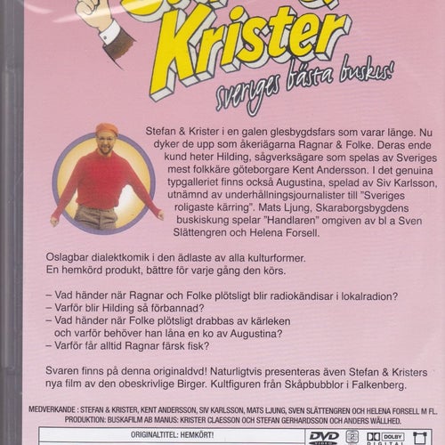 DVD / Hemkört / Stefan & Krister / Sveriges Bästa Buskis / Ny & Inplastad