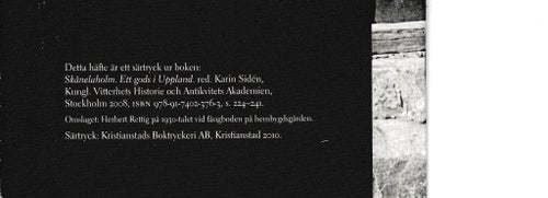 Skånela hembygdsgård - Ett uttryck för Herbert Rettigs patriotism av J Åkerlund