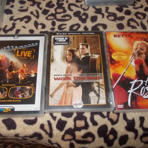 Dvd samling 6st musikfilmer