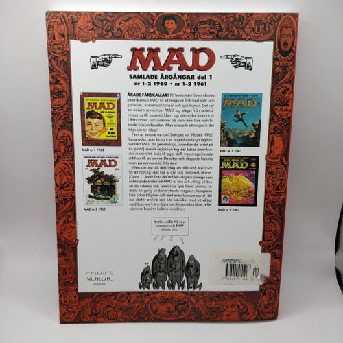 MAD Samlade Årgångar del 1 nr 1-2 1960 nr 1-2 1961