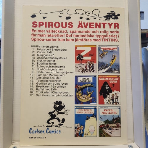 Den Stora Champinjonjakten av Franquin, 1984