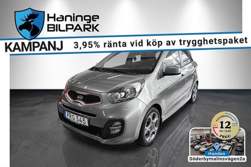Kia Picanto 5-dörrar 1.0 Manuell, 69hk, 2015