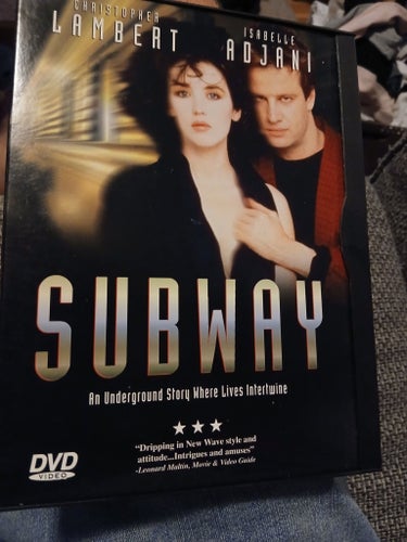 Subway (DVD snapcase) med Christopher Lambert och Isabelle Adjani