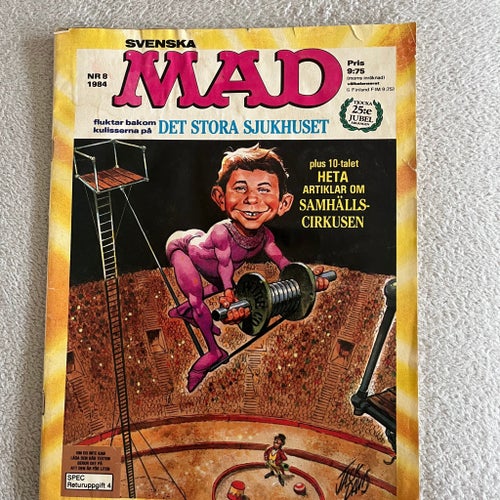 Svenska MAD Nr 8 1984